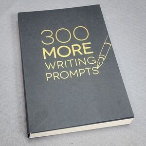 Piccadilly 300 More Writing Prompts Journal Black Gold Creative Writing Unisex